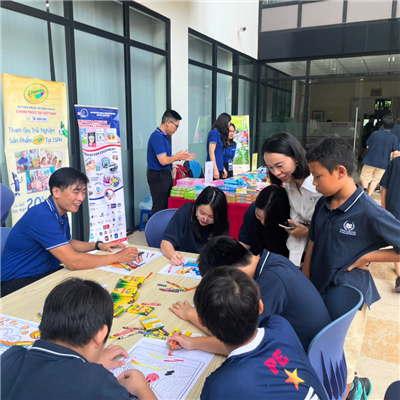 EQVIET tại hội chợ Book Fair Vinschool the Harmony 11/08/2023