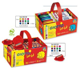 Hộp màu sáp GIOTTO BE-BÈ SCHOOLPACK