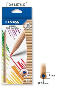 Hộp chì 12 màu Lyra Osiris thân gỗ tự nhiên 2571120
