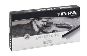 HỘP BÚT SÁP 12 MÀU LYRA GREY TONES  5641122