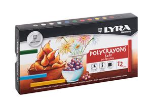 HỘP SÁP 12 MÀU LYRA POLYCRAYONS 5651120