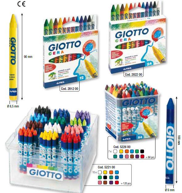 Màu sáp GIOTTO CERA 281200, 282200