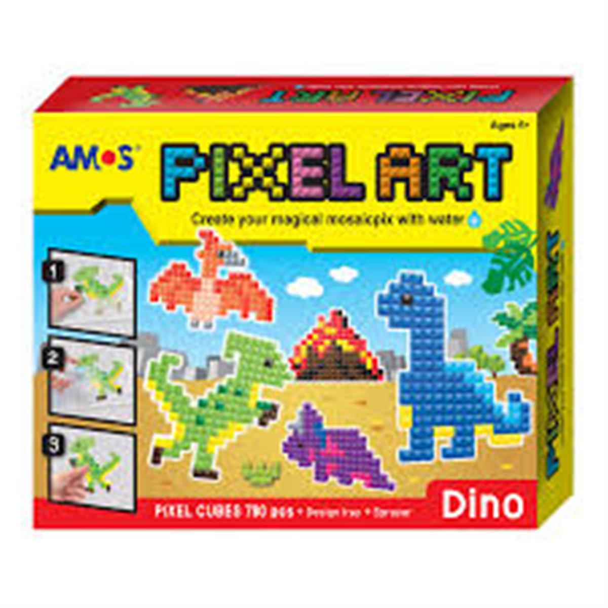 Khuôn xếp hình và dụng cụ  PIXCEL DINO PXA-D