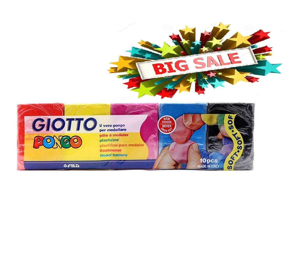 Túi đất nặn 10 màu Giotto 510800