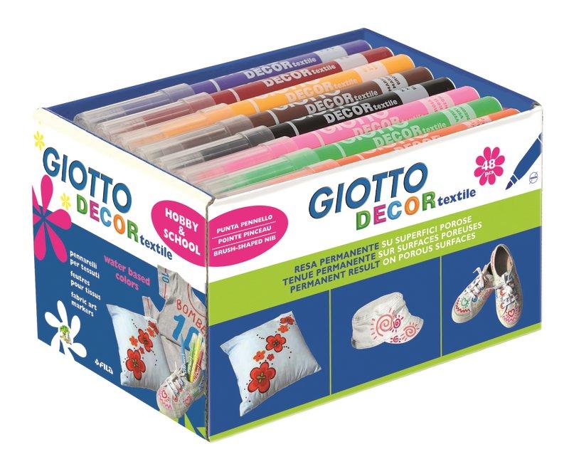 Bút dạ Giotto Deco Textile 48 màu - 494700