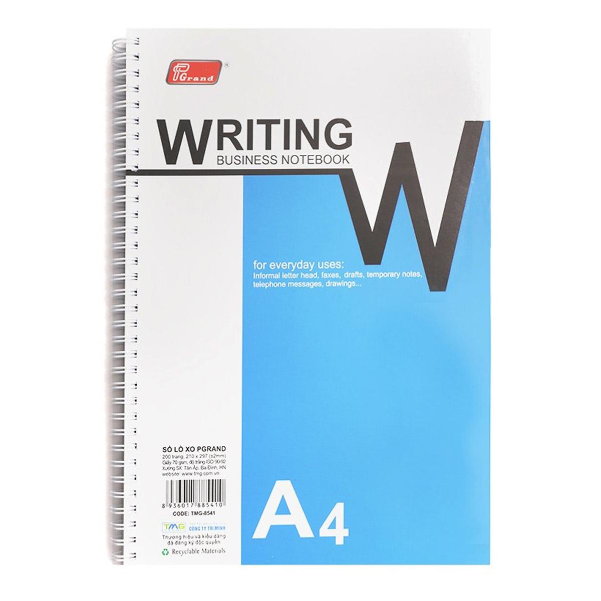 Sổ lò xo A4 Pgrand TMG