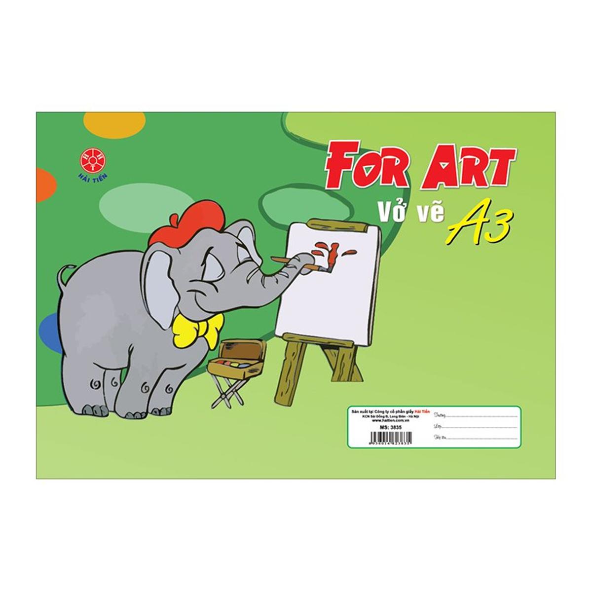 Vở vẽ A3 Hải Tiến