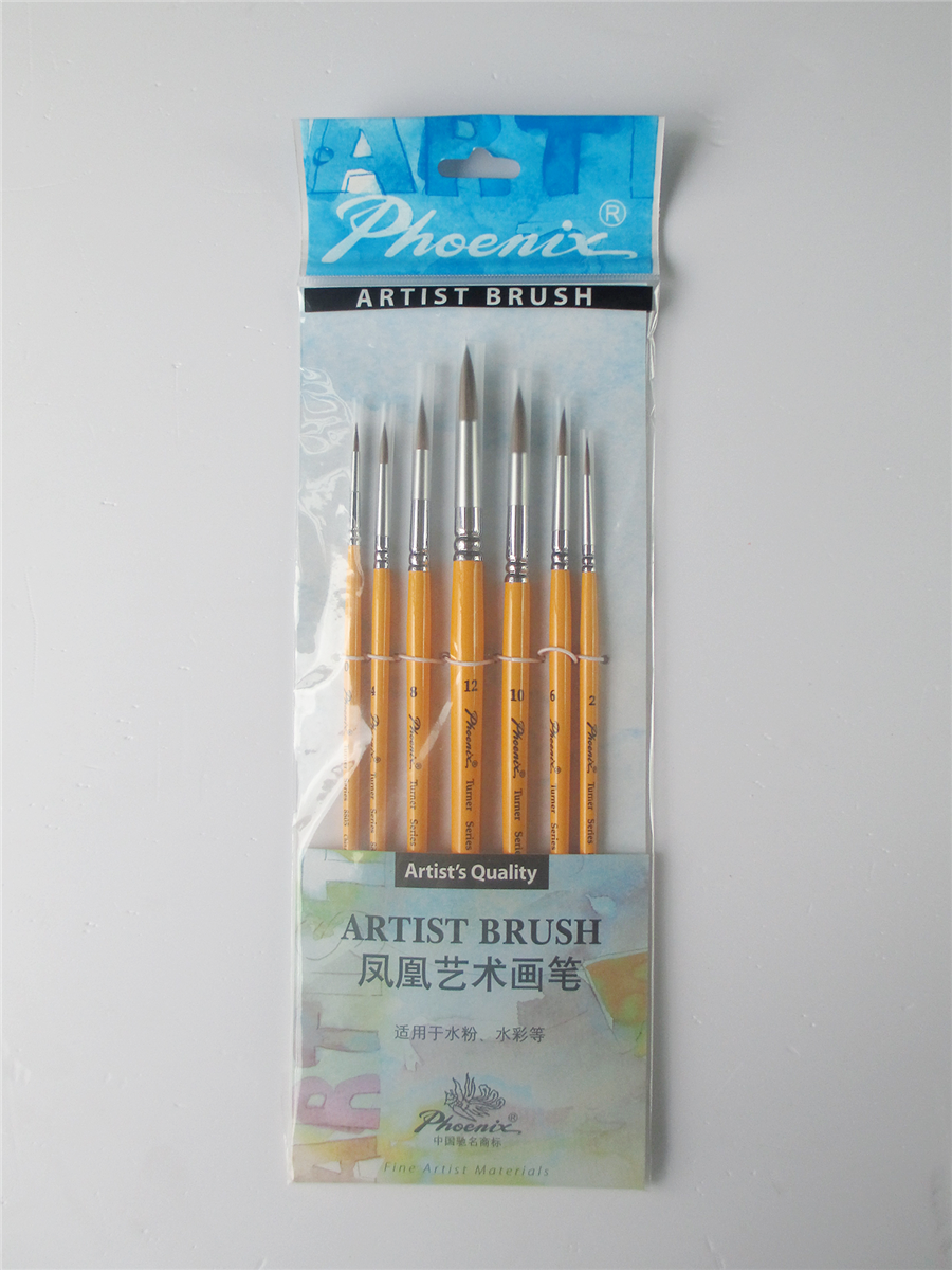 Chổi vẽ màu nước (set 6 cây)