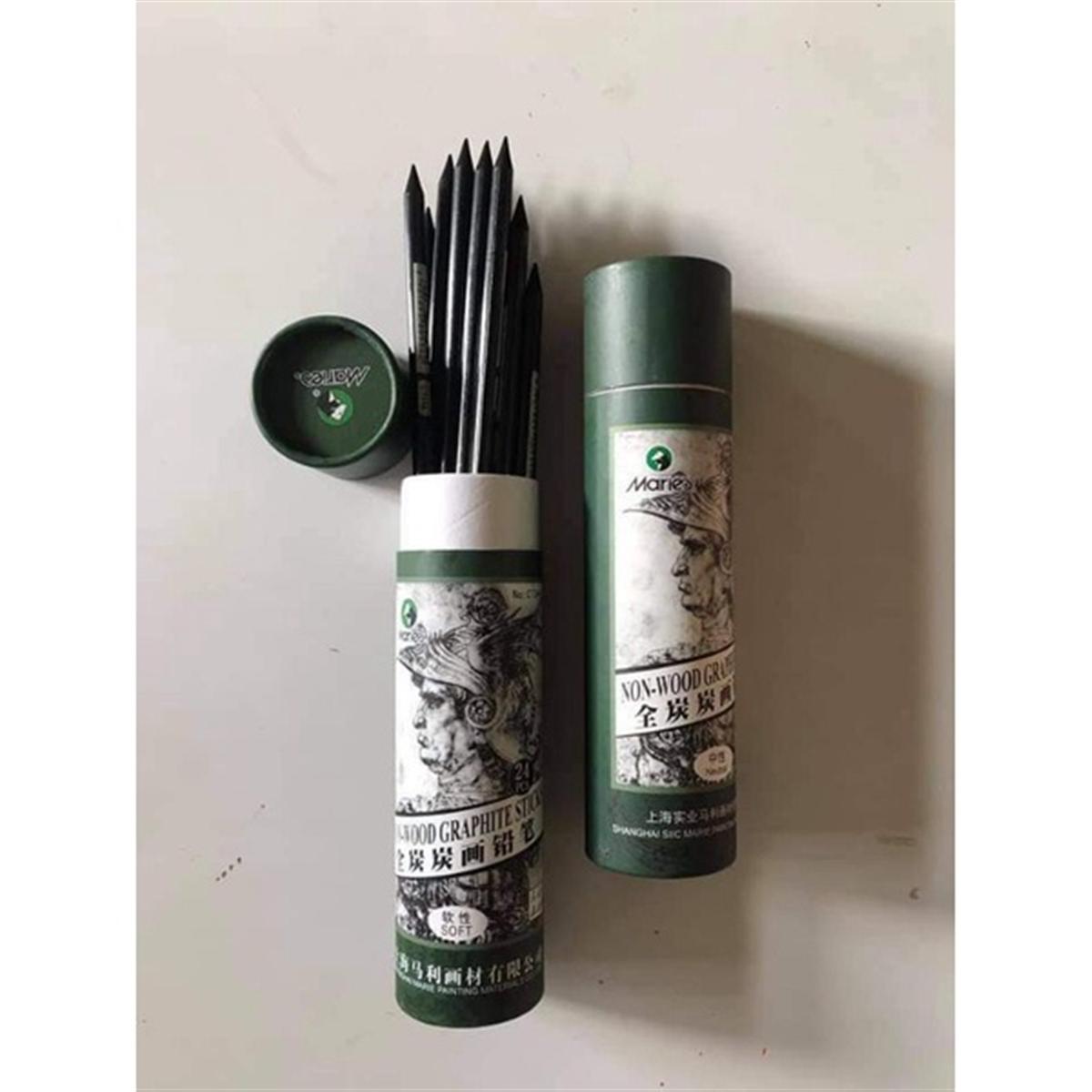 Chì than Maries vẽ chân dung tranh tuyền thần