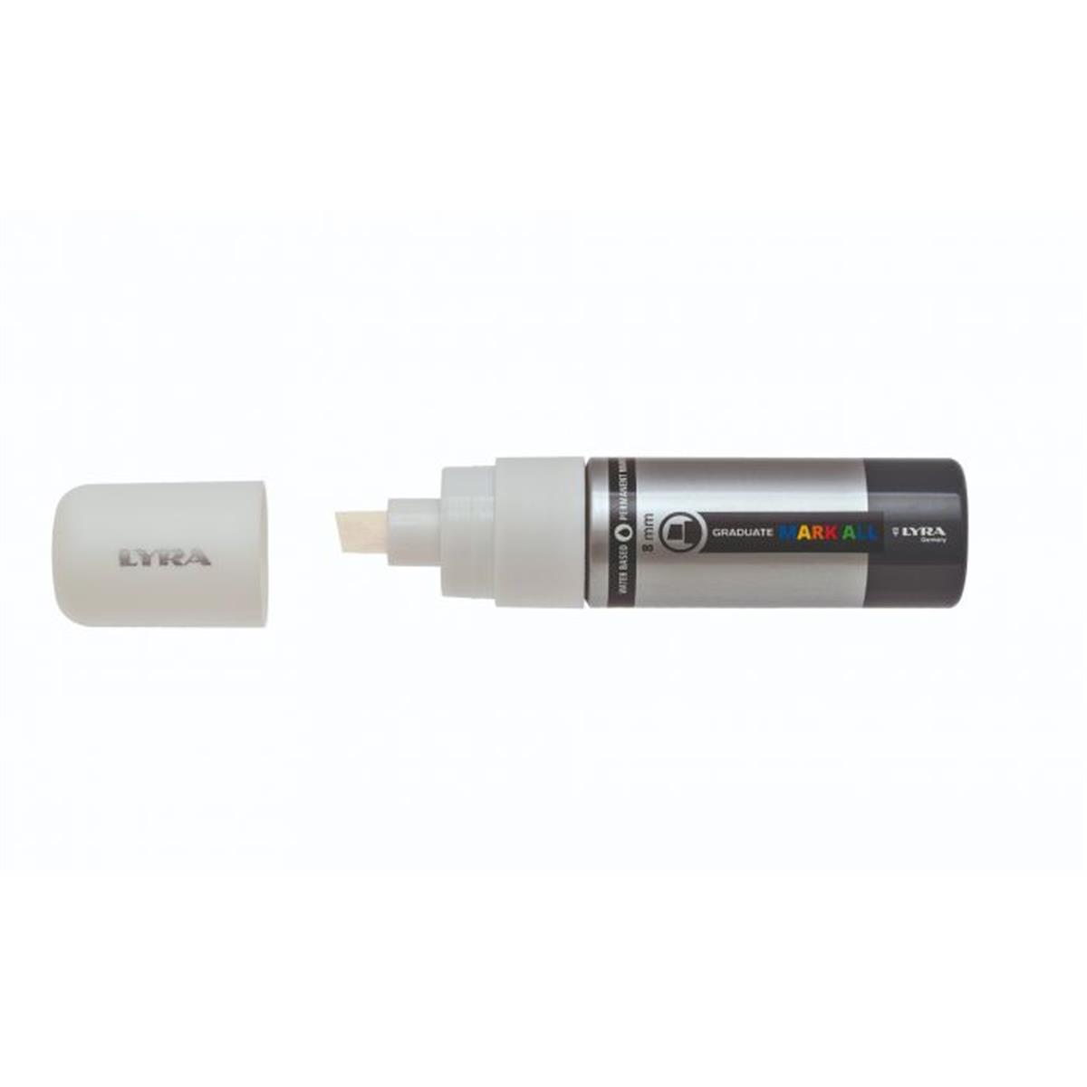 BÚT DẠ LYRA GRADUATE MARK ALL 8MM, HỘP 4 CHIẾC MÀU TRẮNG L6830001