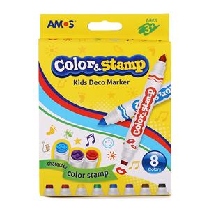 Bộ bút 2 đầu gồm đầu bút dấu các hình ngộ nghĩnh và đầu bút vẽ CS8P