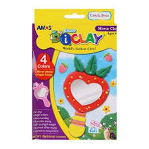 Hộp trang trí đất nặn AMOS I.CLAY MIRROR 15G/4P (IC15P4MR)