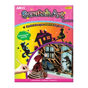 Sổ vẽ Scratch Art - Red Riding Hood SA4-RH