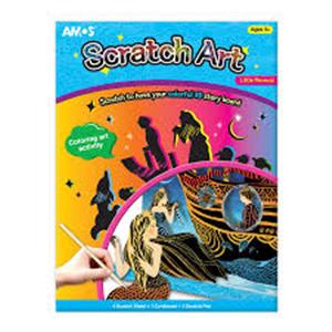 Sổ vẽ Scratch Art - Little Mermaid SA4-LM