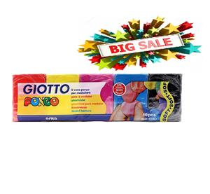 Túi đất nặn 10 màu Giotto 510800
