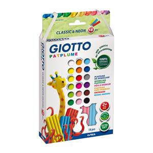 Đất nặn Giotto Patplume 513100 (Hộp 18 màu x 20g)