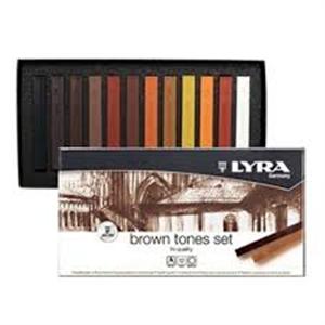Hộp bút sáp 12 màu Lyra Brown Tones 5641121 