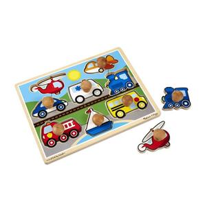 Vehicles Jumbo Knob Puzzle - 8 pieces