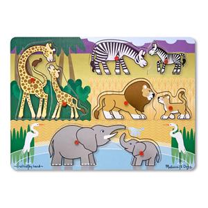 Safari Peg Puzzle - 8 Pieces