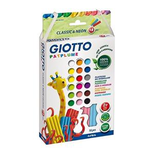 Đất Nặn Giotto Patplume 513100 (18 Màu/Hộp)