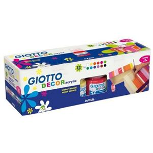 Hộp 12 màu nước Giotto Acrylic 530600