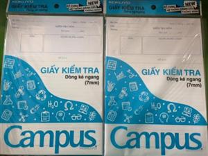 Giấy kiểm tra cấp 2 Campus