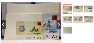 GIẤY VẼ SAKURA ĐL 200(A4/A3)