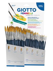 Cọ vẽ nhập khẩu Italy đầu tròn GIOTTO Brushes Art Taklon 500 Series 560000