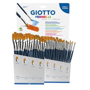 Cọ vẽ đầu dẹt cao cấp nhập khẩu Italy GIOTTO Brushes Art Taklon 600 Series 670000