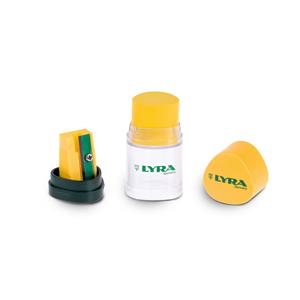 Gọt chì thân nhỏ có ống đựng rác kèm tẩy LYRA Germany Temagraph Duo 2 in 1 L7307100